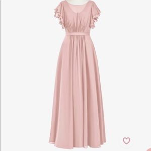 Dusty Pink Azazie Daphne Dress